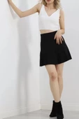 Pileli Mini Etek Siyah - 20167.1859. thumbnail 2