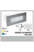 Sensörlü Led Armatür Krd06 Ip20 - 220v Gün Işığı thumbnail 1