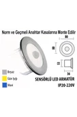Sensörlü Led Armatür Krd09 Ip20 220v Beyaz Işık thumbnail 2