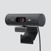 Logitech Brio 500 Siyah Full HD 1080P Mikrofonlu Webcam thumbnail 3