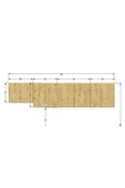 Tdesigno Mısra Üst Mutfak Dolabı 260 Cm thumbnail 2