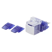 KEYSTONE JACK UTP CAT6 90 D BLUE-RED thumbnail 1