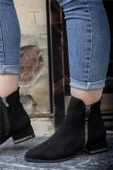 Trend Adımlar Siyah Laura Kadın Süet Bot thumbnail 6