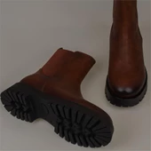 Trend Adımlar Taba Beaute Kadın Kalın Taban Chelsea Bot thumbnail 6