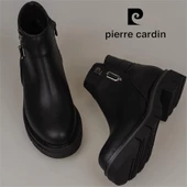 Pierre Cardin Siyah Kadın Yarım Postal Bot thumbnail 6