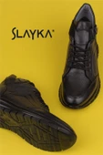 Slayka Lacivert İdole Erkek Casual Bot thumbnail 5