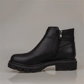 Pierre Cardin Siyah Kadın Yarım Postal Bot thumbnail 4
