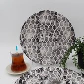 Snake 25 Cm Servis Tabağı Siyah thumbnail 2