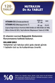 Nutraxin D3K2 120 Tablet thumbnail 2