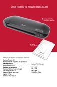 A230 PLUS Laminasyon Makinesi (A4) thumbnail 2