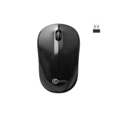 Lenovo Lecoo WS206 Kablosuz Mouse Siyah thumbnail 1