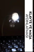 Astronot Klavye Aydınlatıcı Işık USB thumbnail 3
