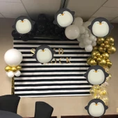 Penguen Folyo Balon 59x54 cm thumbnail 6