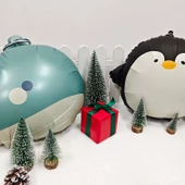 Penguen Folyo Balon 59x54 cm thumbnail 4