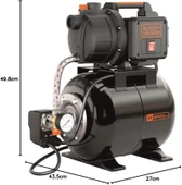 Black & Decker BXGP600PBE Hidrofor Pompa 600 W thumbnail 2