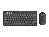 Logitech Pebble 2 Combo Blutooth Kablosuz Klavye Mouse Seti Siyah 920-012245 thumbnail 1