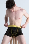 Mercan Baskılı 'Tetris' Erkek Boxer thumbnail 1