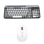 Bluetooth Klavye Mouse Set Çoklu Cihaz Bağlantılı thumbnail 2