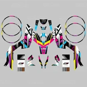 KTM Duke 390 Colors Design Sticker Seti thumbnail 2
