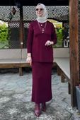 Sezen Triko Takım Bordo thumbnail 6