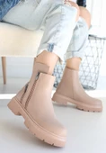 Menta Nude Cilt Fermuar Aksesuarlı Bot thumbnail 1