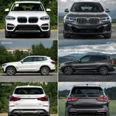 X3 18-21 İÇİN 21+ Facelift Body kit thumbnail 9
