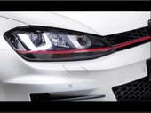 GOLF 7 MK7 2012-2018 U LED FAR GTI KIRMIZI thumbnail 1