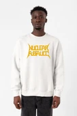 Nuclear Assault Lettern Beyaz Erkek 2ip Sweatshirt thumbnail 1