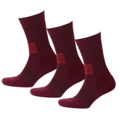 Thermoform Active Çorap Unisex 3'lü Paket Bordo thumbnail 1