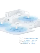 TP-Link Deco X10 1500 Mbps 3'lü Router thumbnail 5