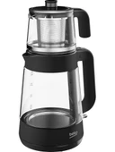 Beko CM 5964 B Floral Siyah 1900 W Cam Demlikli Çay Makinesi thumbnail 2