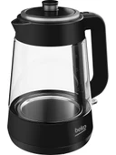 Beko CM 5964 B Floral Siyah 1900 W Cam Demlikli Çay Makinesi thumbnail 3