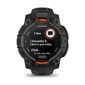 Garmin Instinct 3 – 45 mm, Solar Siyah thumbnail 3