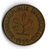 Almanya 10 Pfennig 1969-G (mp1841) thumbnail 1