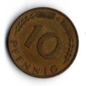 Almanya 10 Pfennig 1969-G (mp1841) thumbnail 2