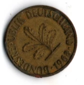 Almanya 10 Pfennig 1968-G (mp1842) thumbnail 1
