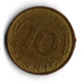 Almanya 10 Pfennig 1988-G (mp1846) thumbnail 2