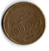 T.C. 100 000 Lira 2000 (mp1876) thumbnail 2