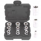 Brio Lokma Set Torx (Tork) Dişi 1/2 9 Parça (E10-E24) thumbnail 1