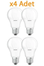 Osram 10W (75W) E27 Led Ampul 6500K Beyaz (4 Adet) thumbnail 1