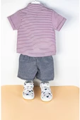 Bebek Alt Üst Takım Şort - Gömlek 3 - 18 AY thumbnail 2