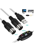 Zilevo Usb Midi Kablo Org Adaptör Keyboard Adapter 2m thumbnail 4