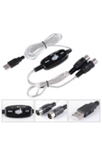 Zilevo Usb Midi Kablo Org Adaptör Keyboard Adapter 2m thumbnail 1