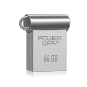 Powerway 64GB USB 3.0 Metal Mini Flash Bellek thumbnail 5