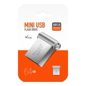 Powerway 64GB USB 3.0 Metal Mini Flash Bellek thumbnail 4