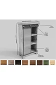 NT Concept Ntconcept Ting Masif Ağaç Dolap(60cm) thumbnail 2
