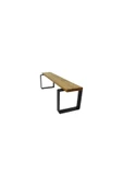 NT Concept Masif Ağaç Bank  80 cm thumbnail 2
