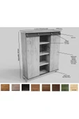 NT Concept Ntconcept Liva Masif Ağaç Dolap(140cm) thumbnail 2