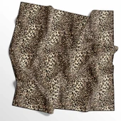 Leopar Desenli Soft Pamuk Eşarp - 04487 thumbnail 6