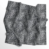 Leopar Desenli Soft Pamuk Eşarp - 04487 thumbnail 1